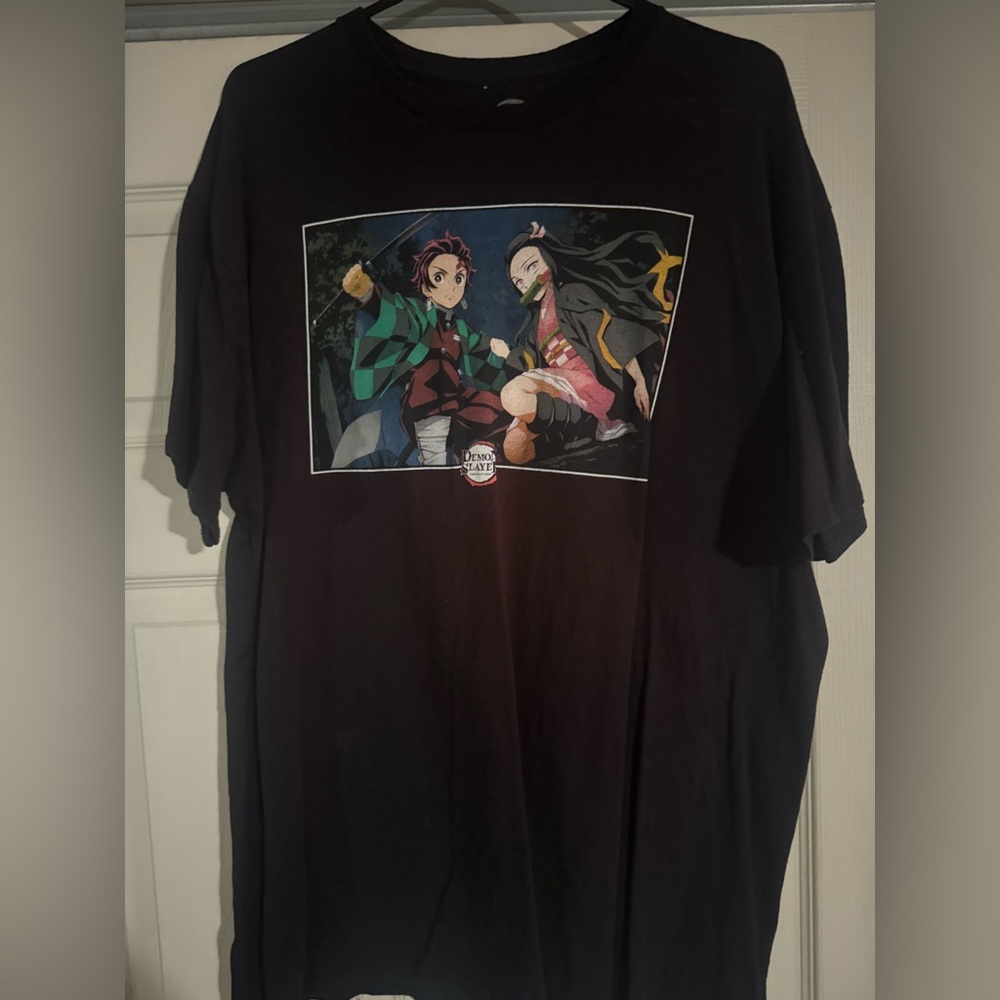 Demon Slayer Black Graphic T-Shirt